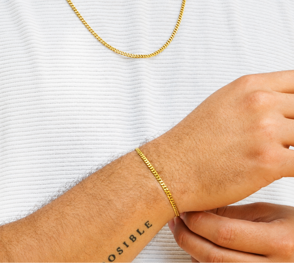 Pulsera Cubana 3mm