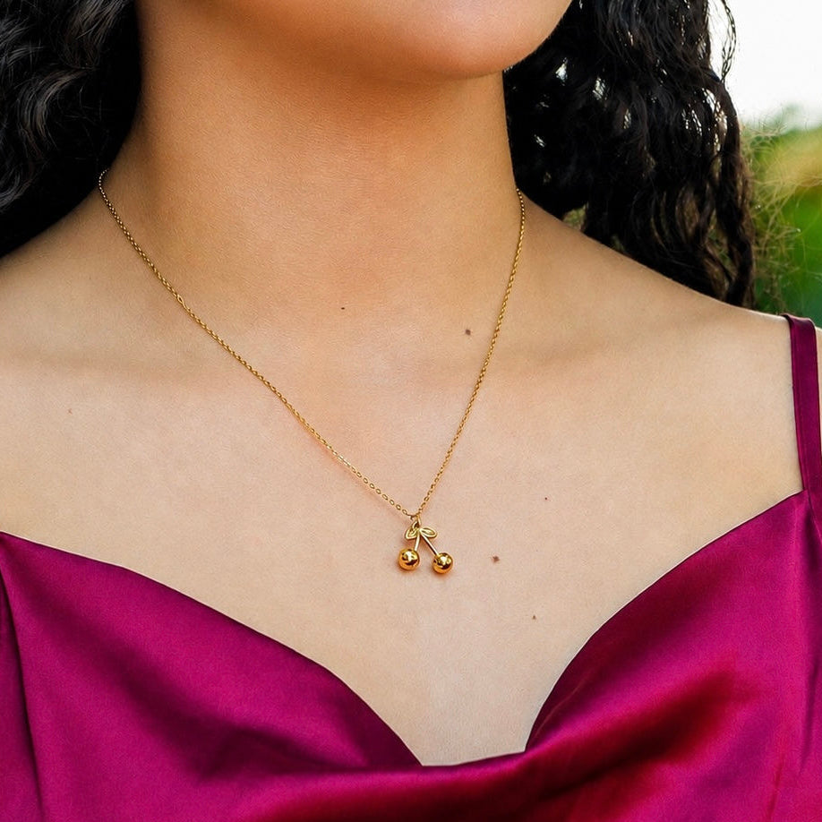 Cadena Cherry Mujer 1mm