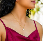 Cadena Corazón Blanco Mujer 1mm
