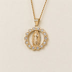 Dije Virgen Piedras