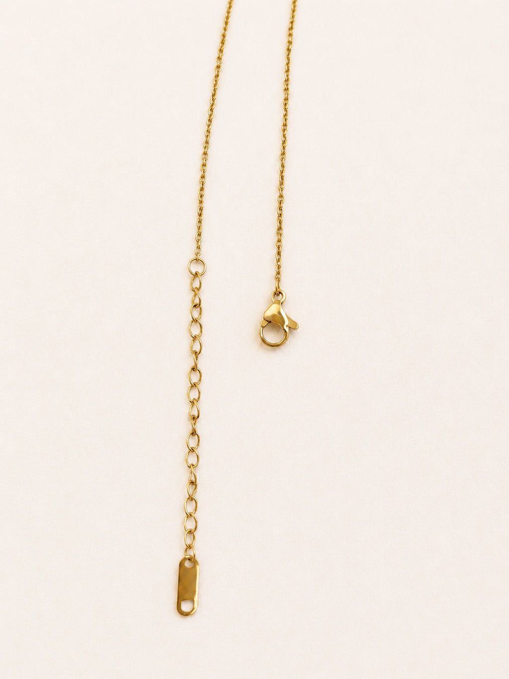 Cadena Corazón Blanco Mujer 1mm