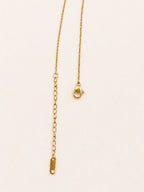 Cadena Corazón Blanco Mujer 1mm