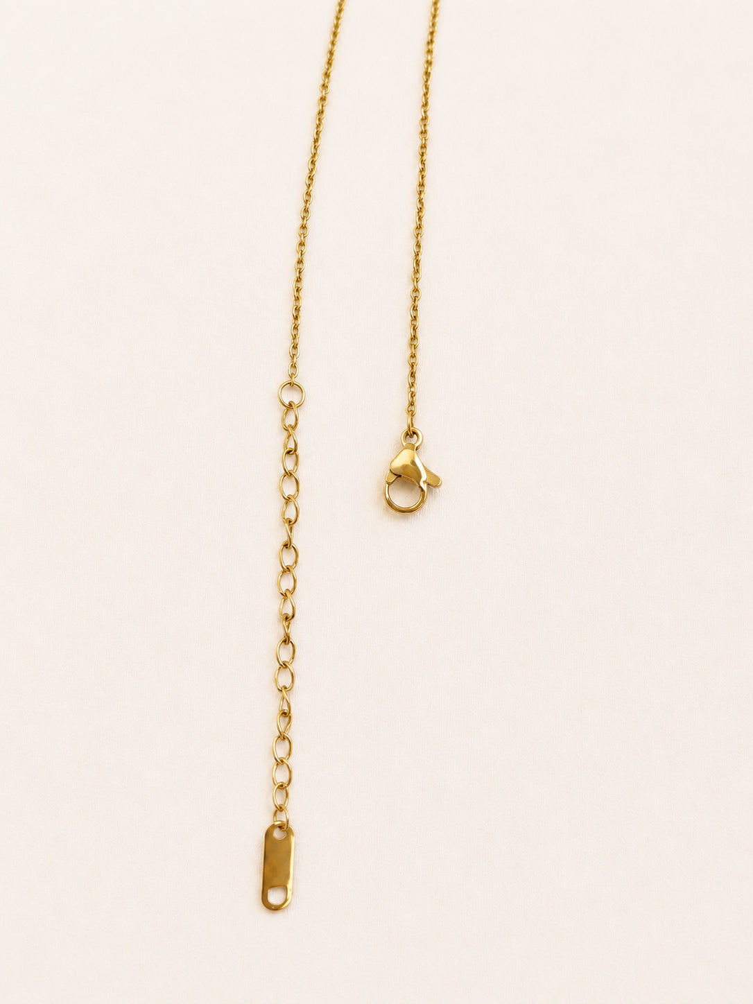 Cadena Corazón Blanco Mujer 1mm